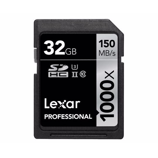 Lexar Professional 32 GB 150 MB/s 1000x SDHC/SDXC UHS-II