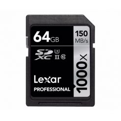 Lexar Professional 64 GB 150 MB/s 1000x SDHC/SDXC UHS-II
